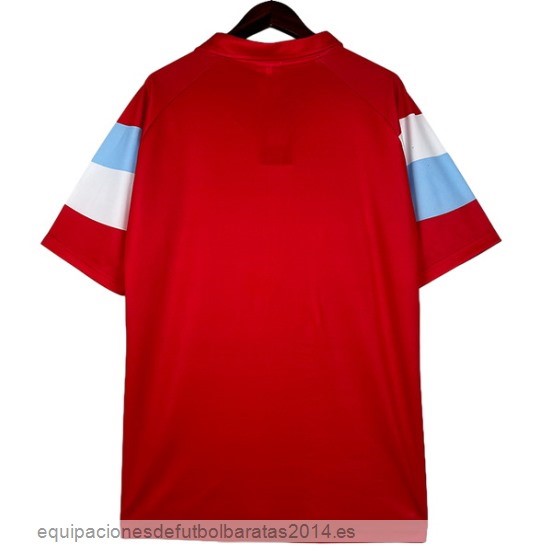 Nuevo 3ª Camiseta Napoli Retro 1990 1991 Rojo Baratas
